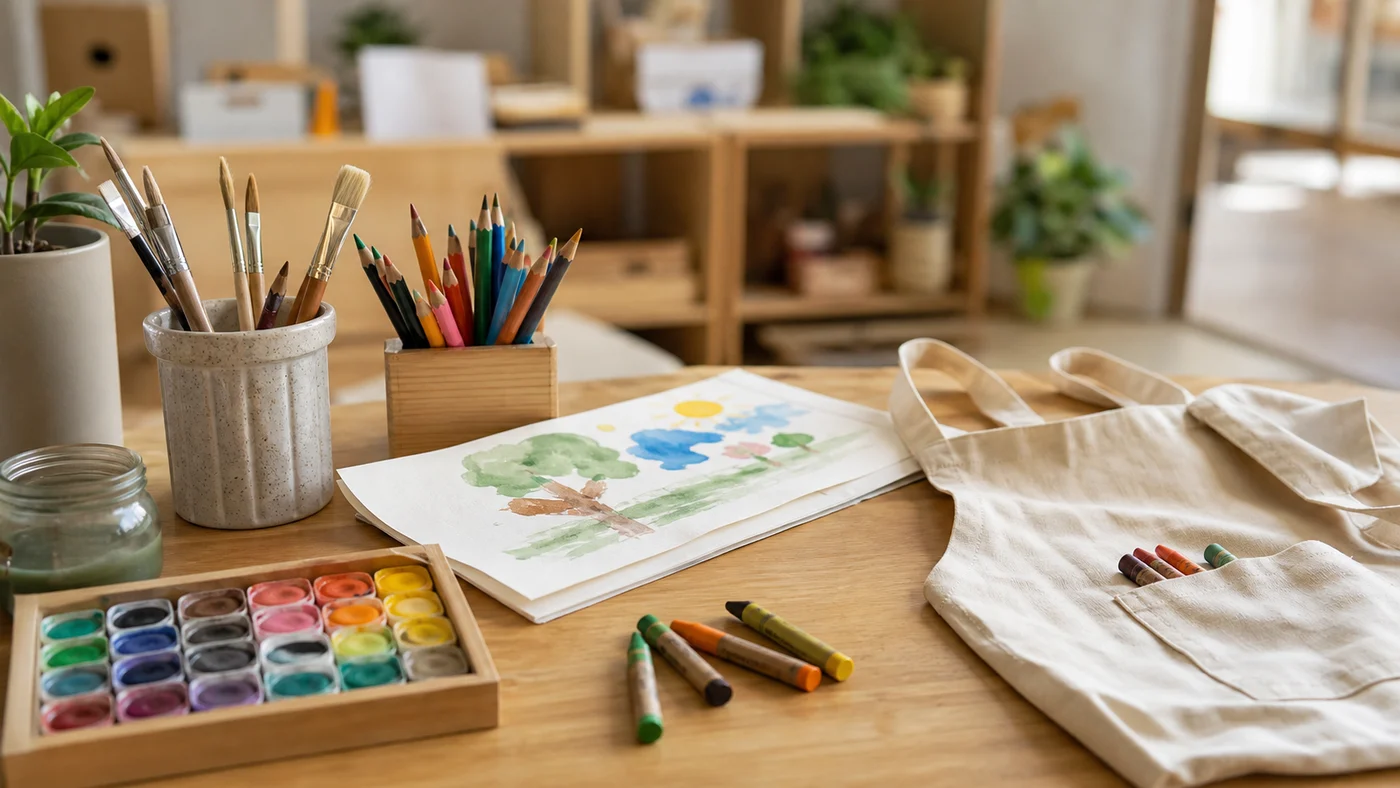 Image d’ambiance des ateliers de la crèche